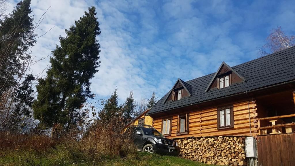 Виллы Bacówka w sercu gór - dom z bali w Gorcach Лопушна-162